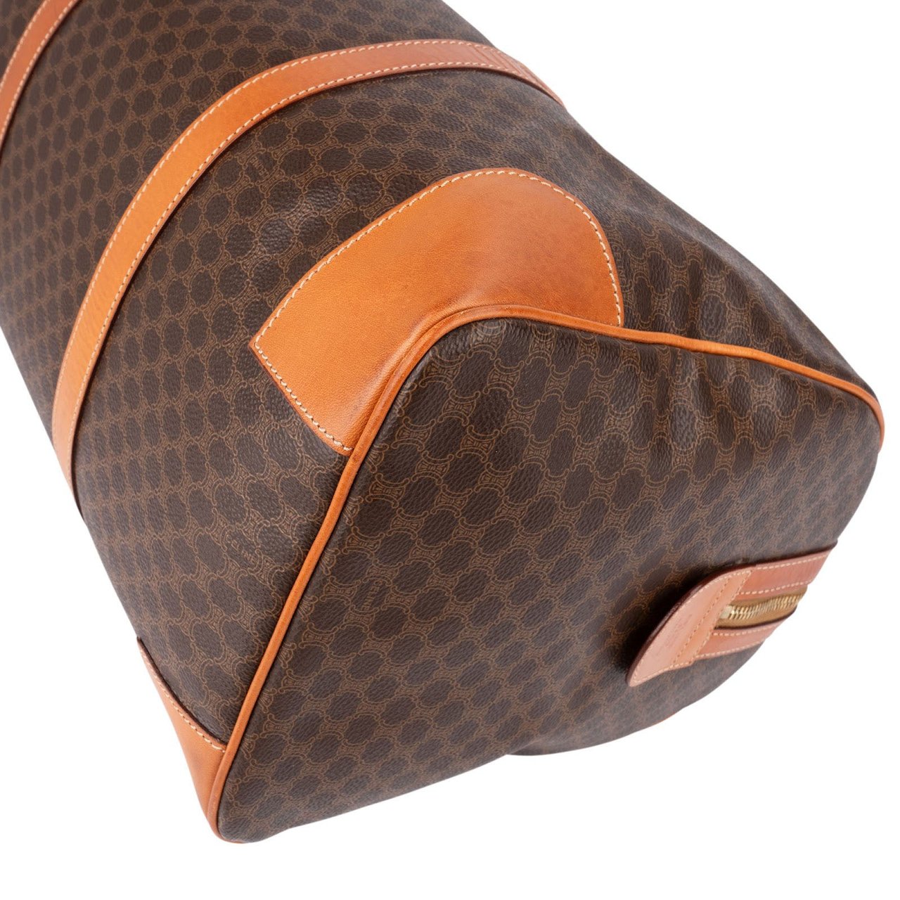 Celine Monogram Macadam Canvas Boston 45 Travel Bag Bruin
