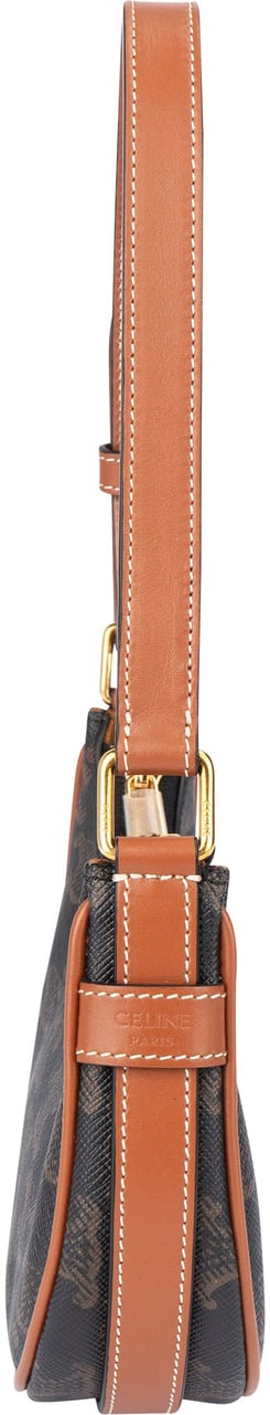 Celine Celine Maccadam Monogram Mini Ava Handbag Bruin