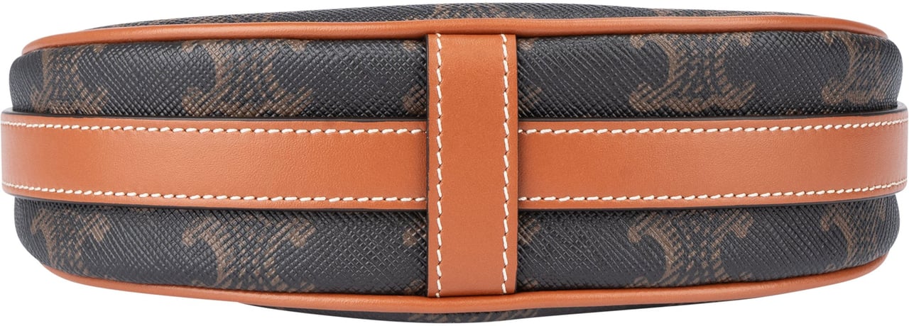 Celine Celine Maccadam Monogram Mini Ava Handbag Bruin