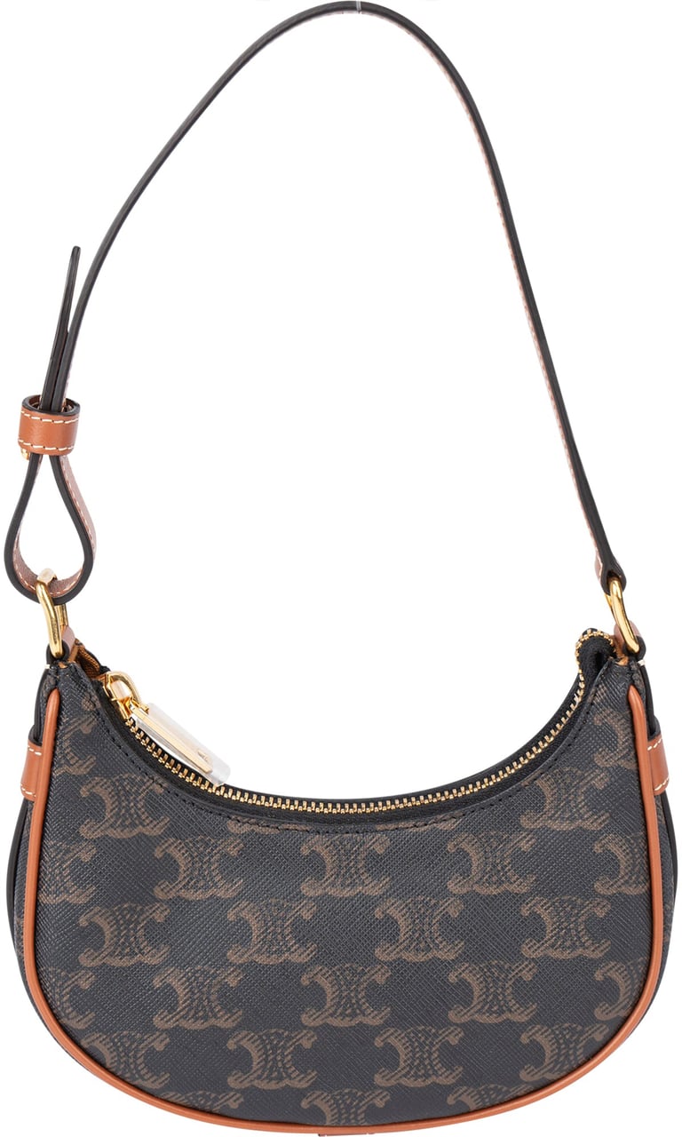 Celine Maccadam Monogram Mini Ava Handbag Bruin