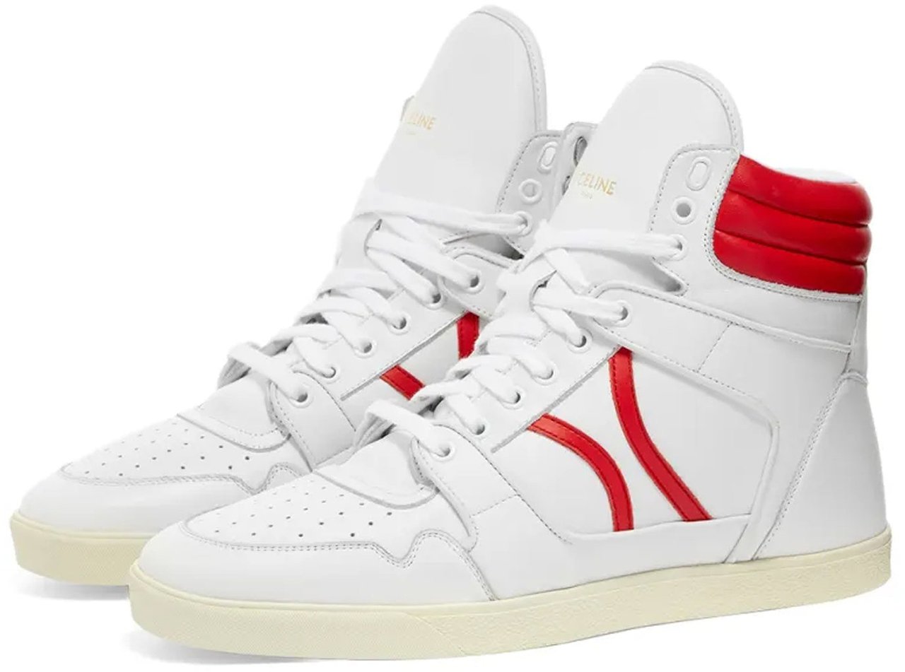 Celine Celine Break Mid Leather Sneakers Wit