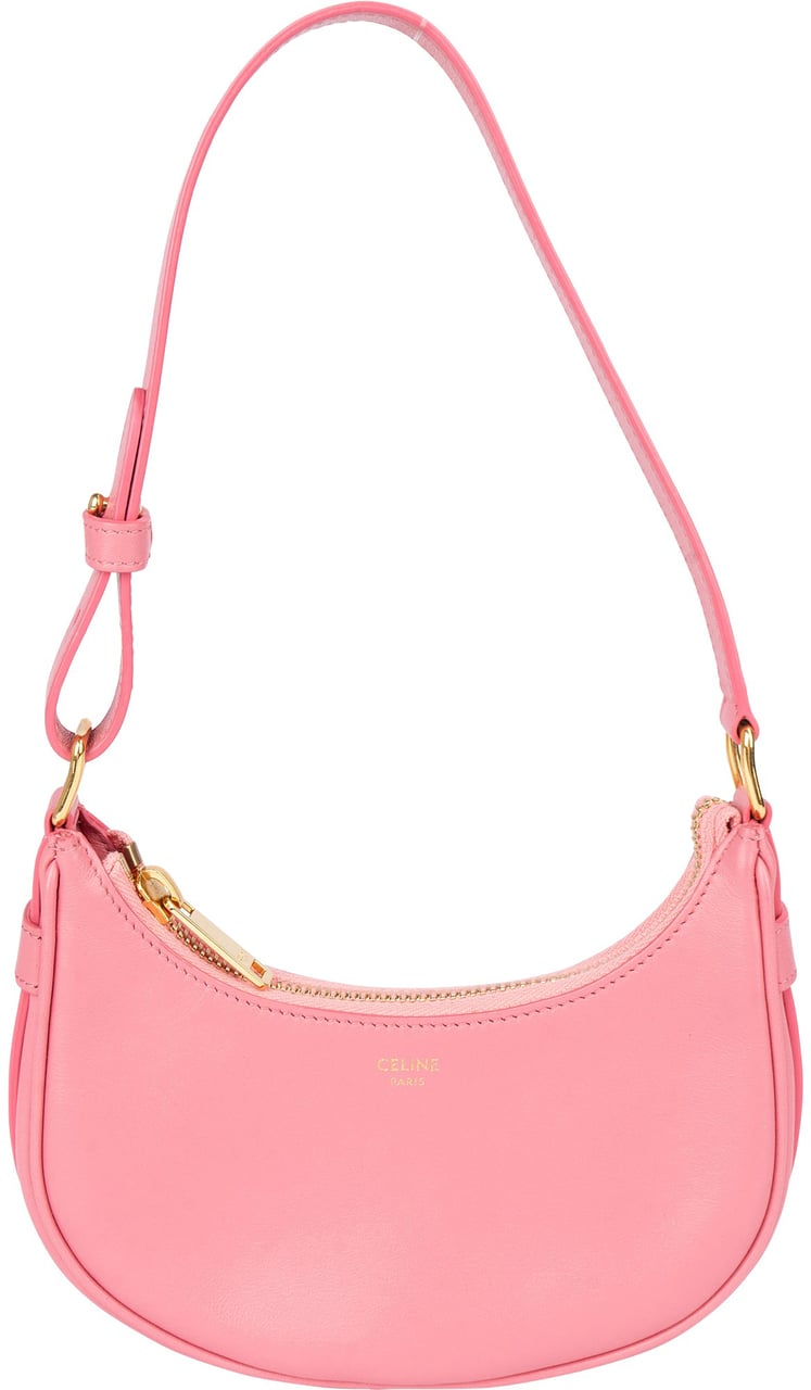 Celine Céline Pink Leather Mini Ava Handbag Rood
