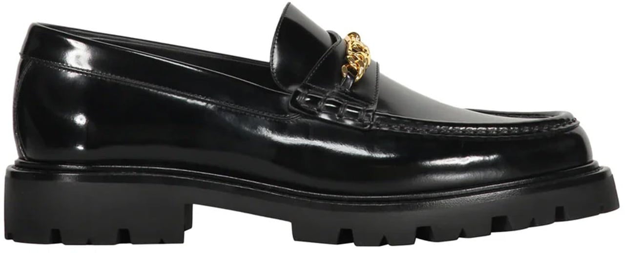 Celine Celine Leather Loafers Zwart