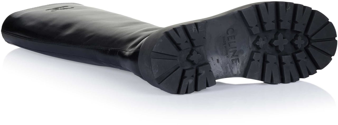 Celine Bulky Calfskin Stiefel schwarz Zwart