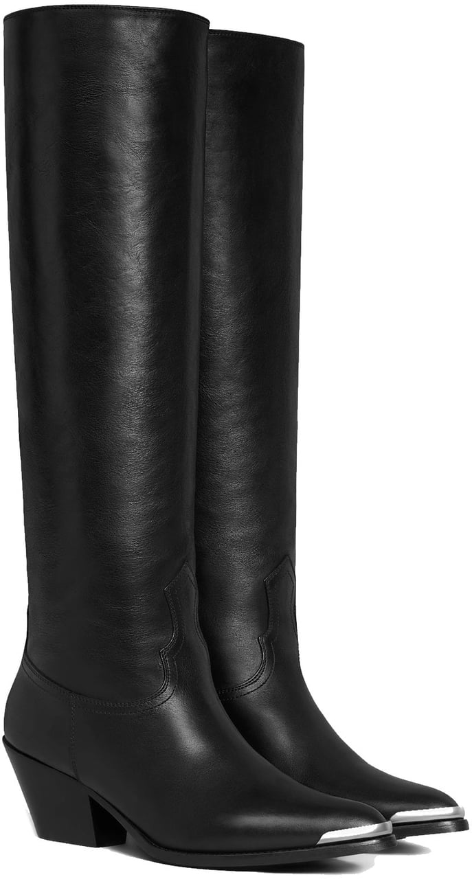 Celine High Western 060 Boots Zwart
