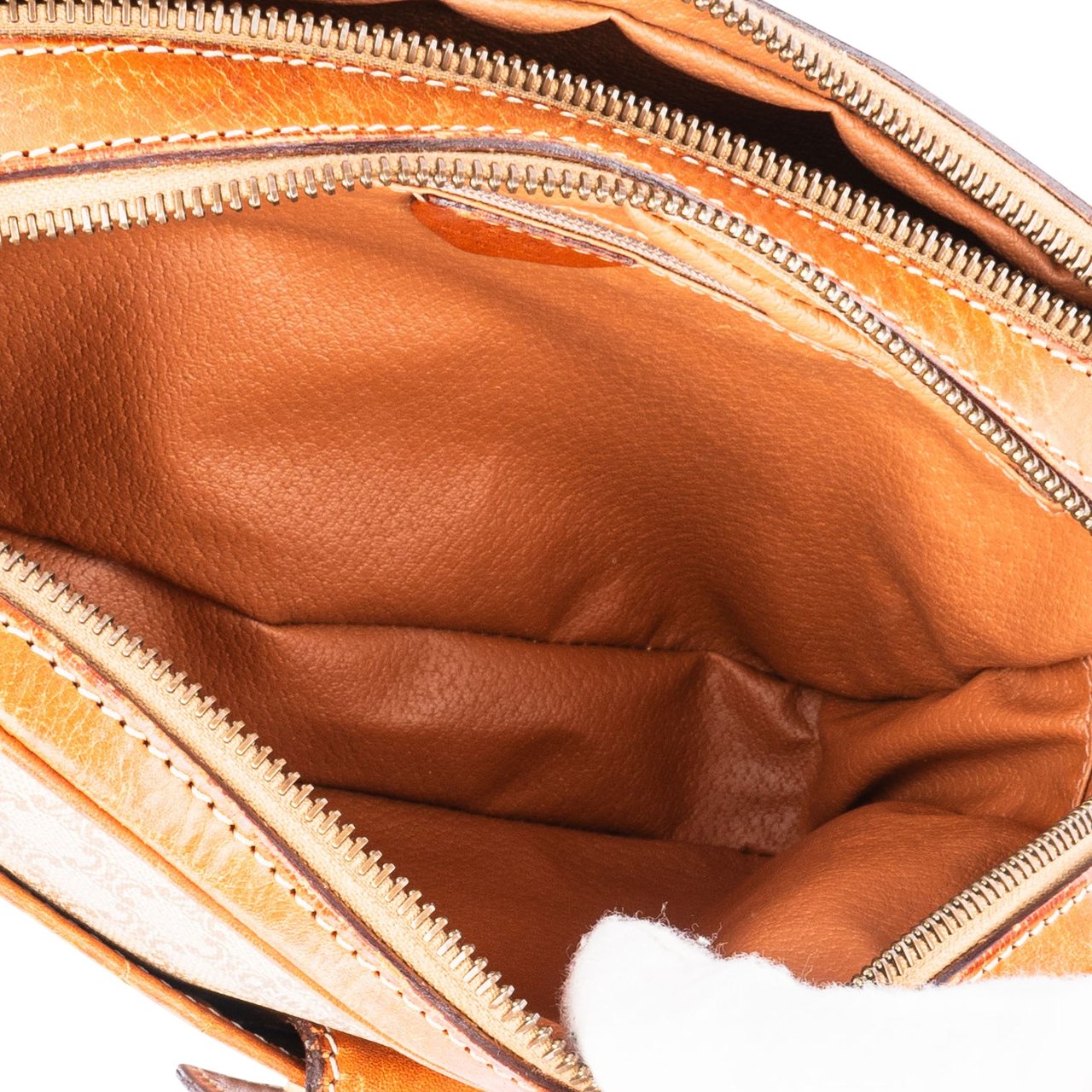 Celine Celine Maccadam Monogram Crossbody Bag Bruin
