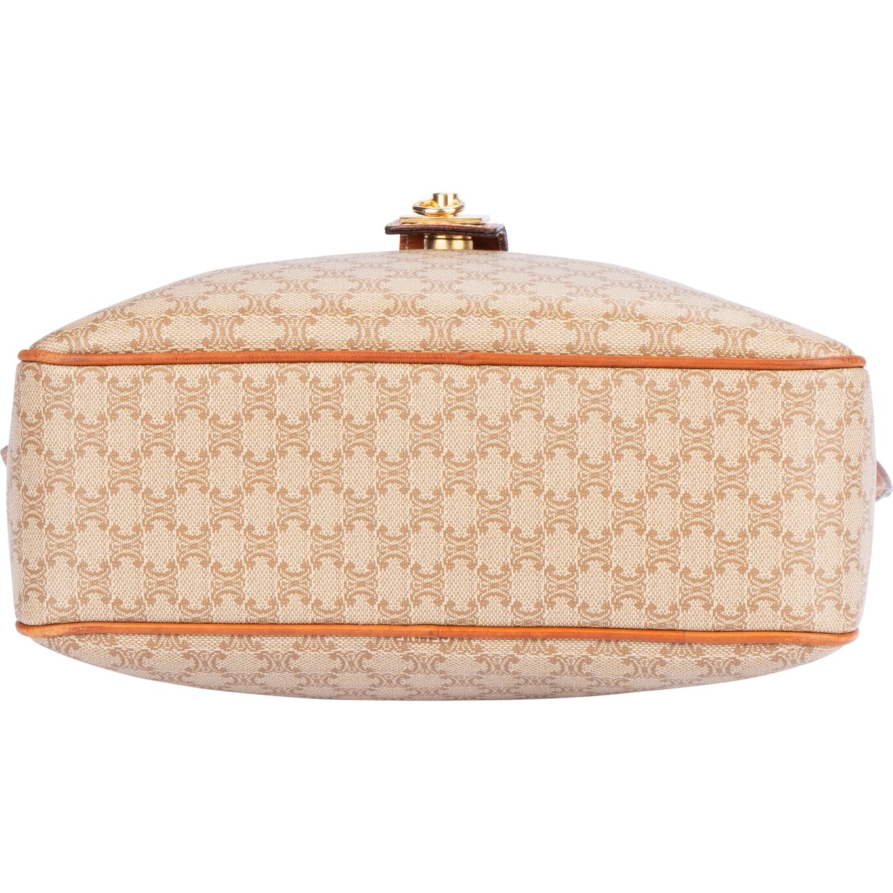 Celine Celine Maccadam Monogram Crossbody Bag Bruin