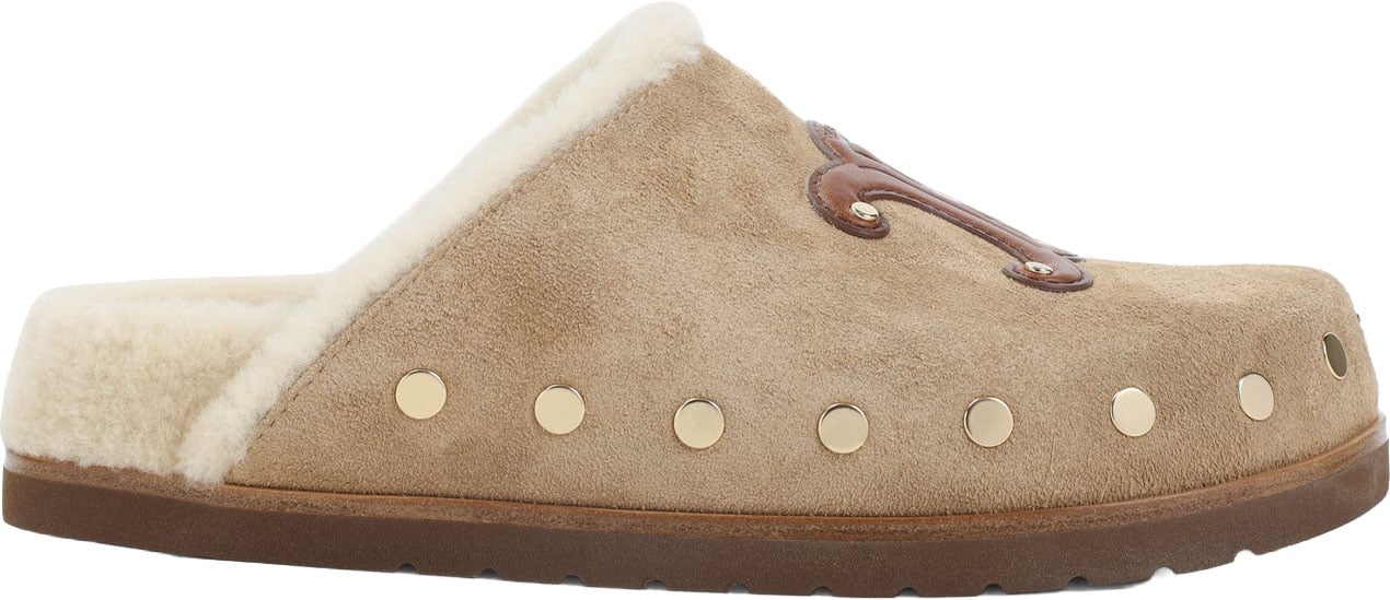 Celine Triomphe Wedge 15mm Mules Divers