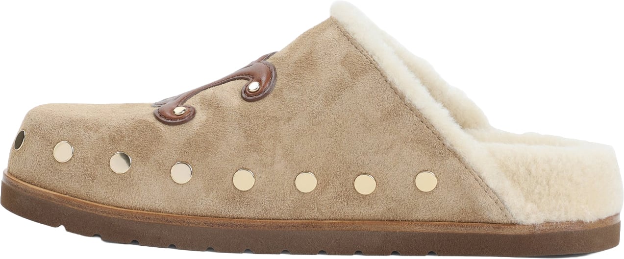 Celine Triomphe Wedge 15mm Mules Divers