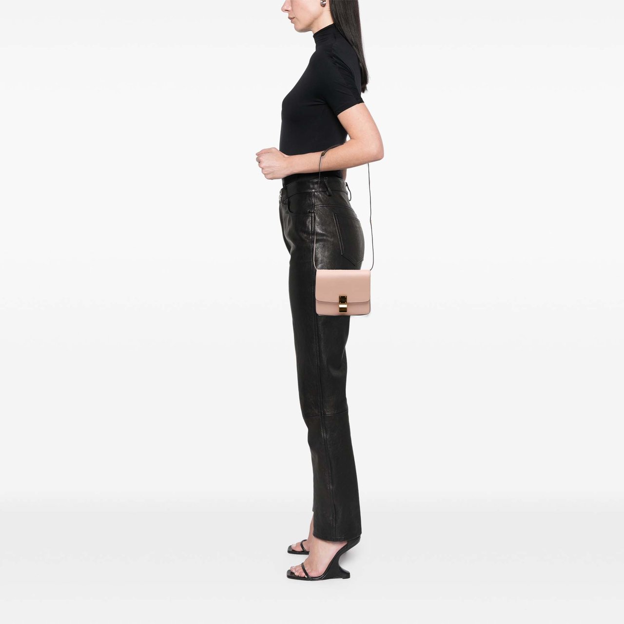 Celine Small Liege Calfskin Classic Box Roze