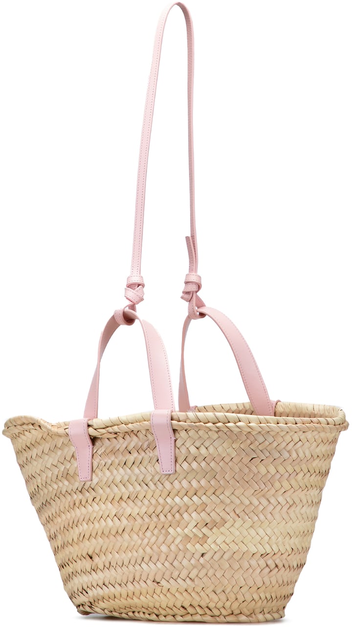 Celine Teen Raffia Cuir Triomphe Classic Panier Tote Bruin