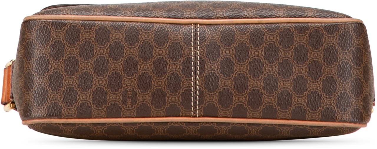 Celine Macadam Coated Canvas Crossbody Bruin