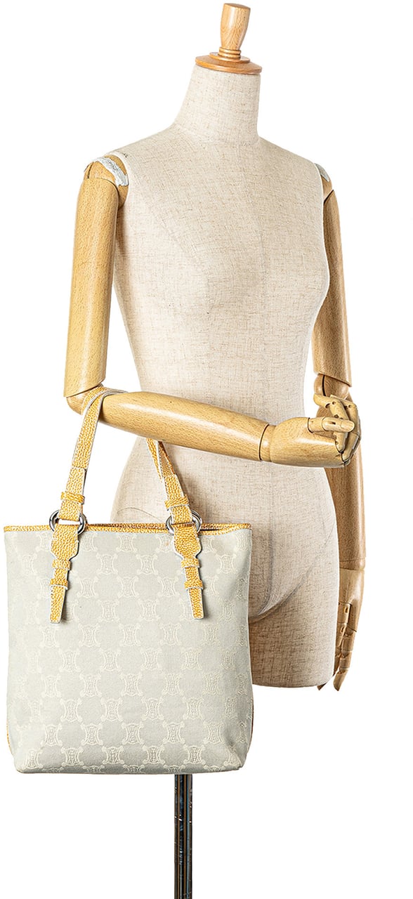 Celine Macadam Canvas Tote Grijs