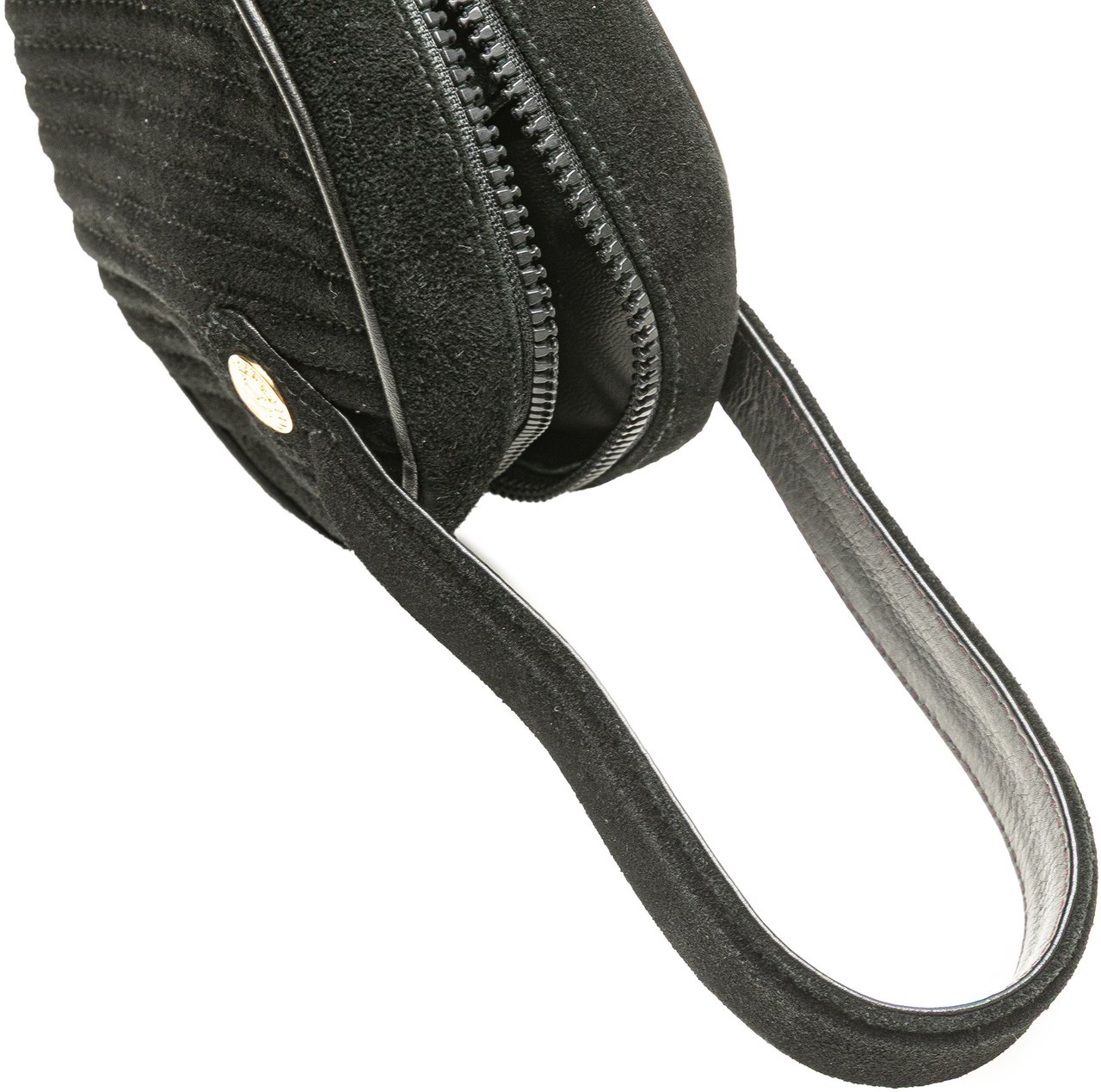 Celine Round Suede Tassel Handbag Zwart