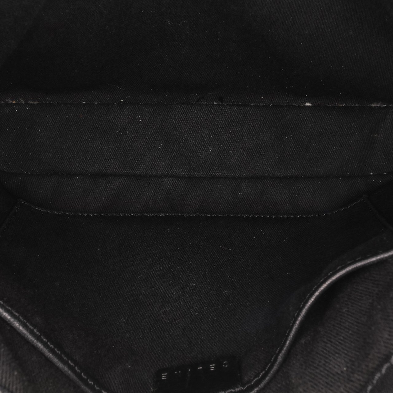 Celine C Macadam Suede Handbag Zwart