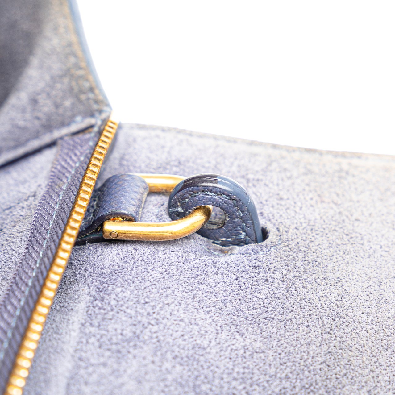 Celine Nano Grained Calfskin Belt Bag Blauw