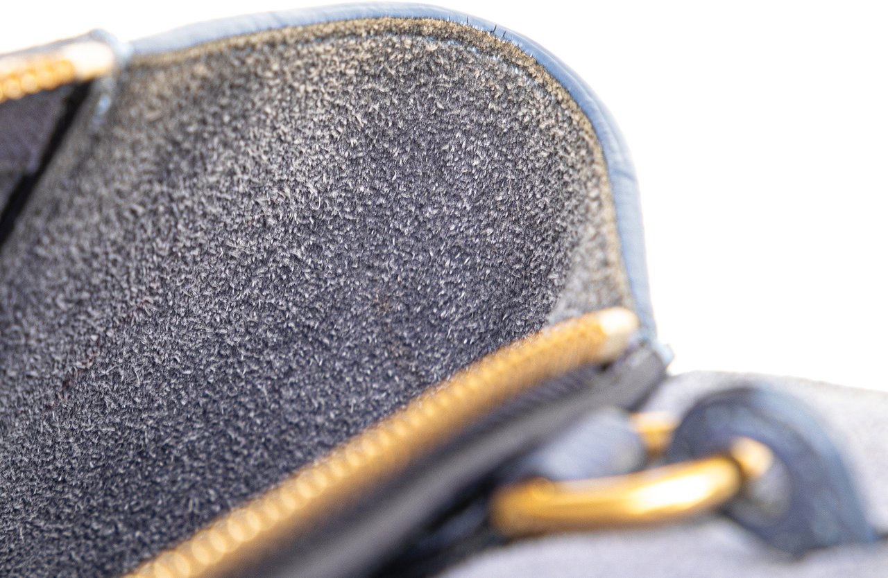 Celine Nano Grained Calfskin Belt Bag Blauw