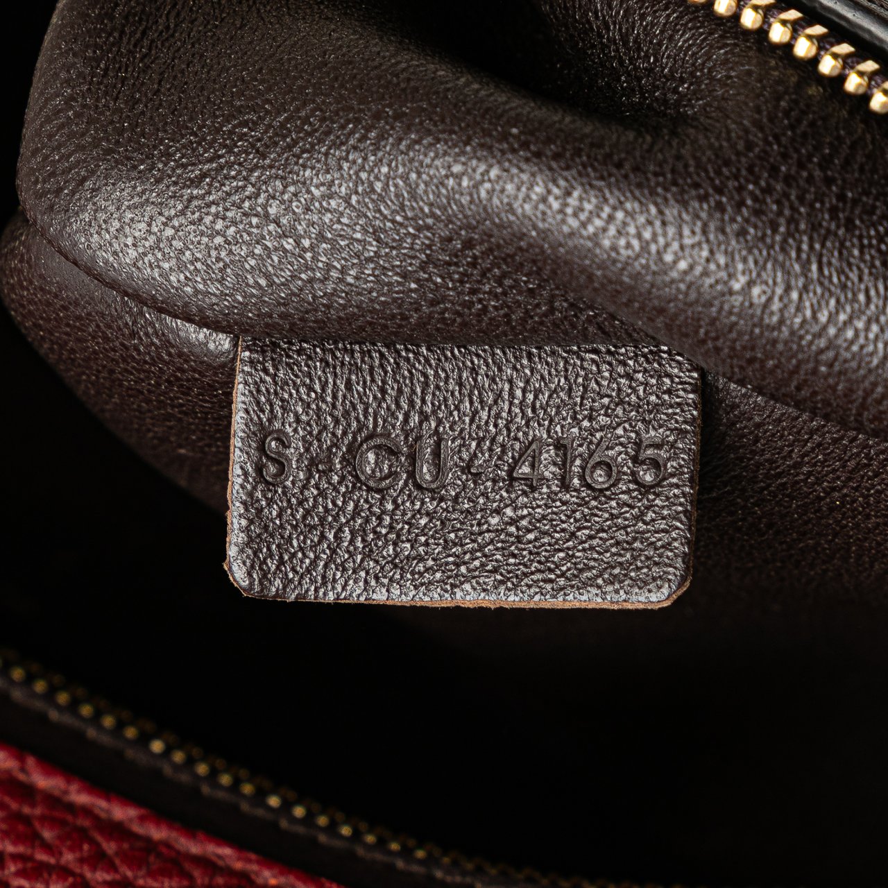 Celine Medium Tricolor Leather Trapeze Satchel Bruin