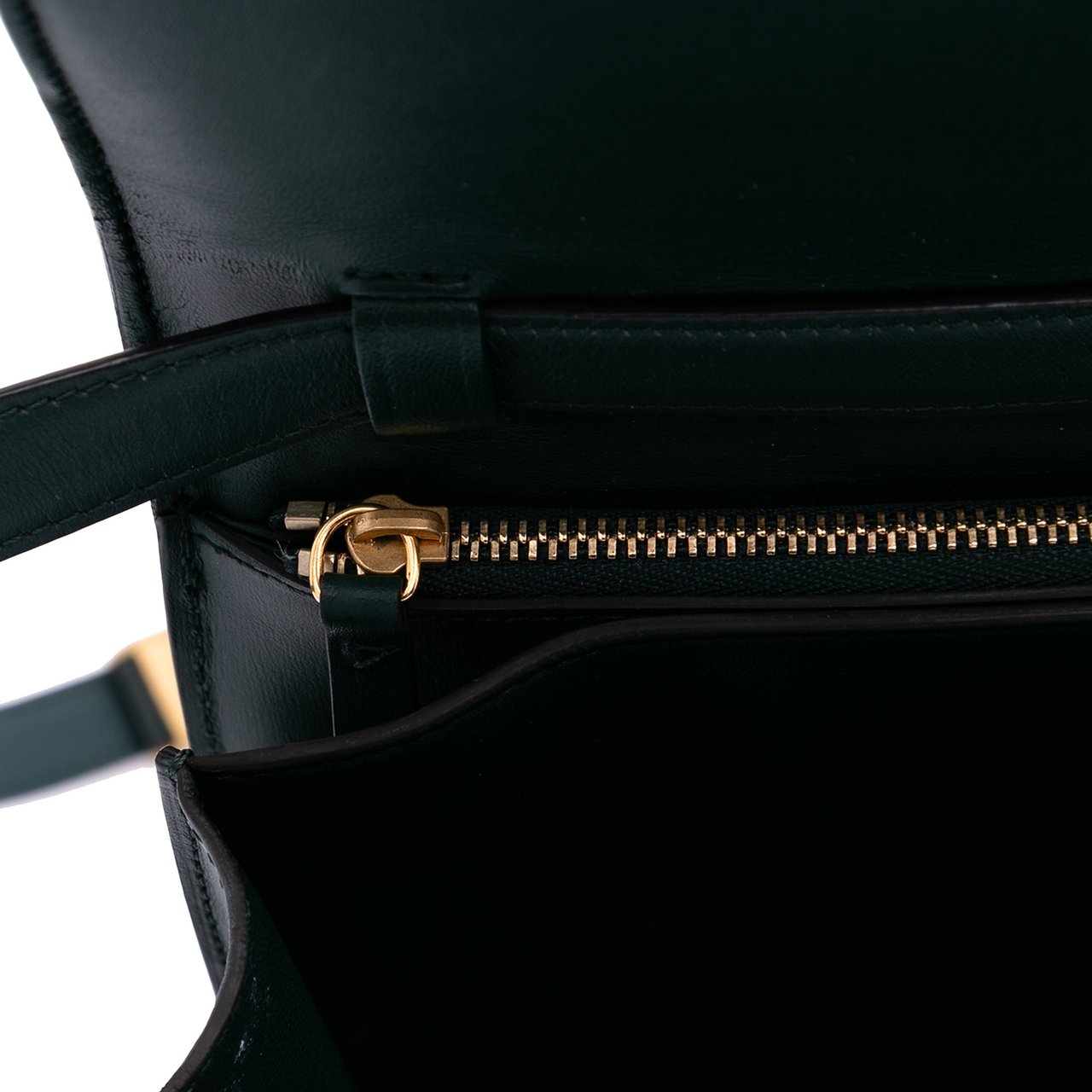 Celine Medium Calfskin Classic Box Groen