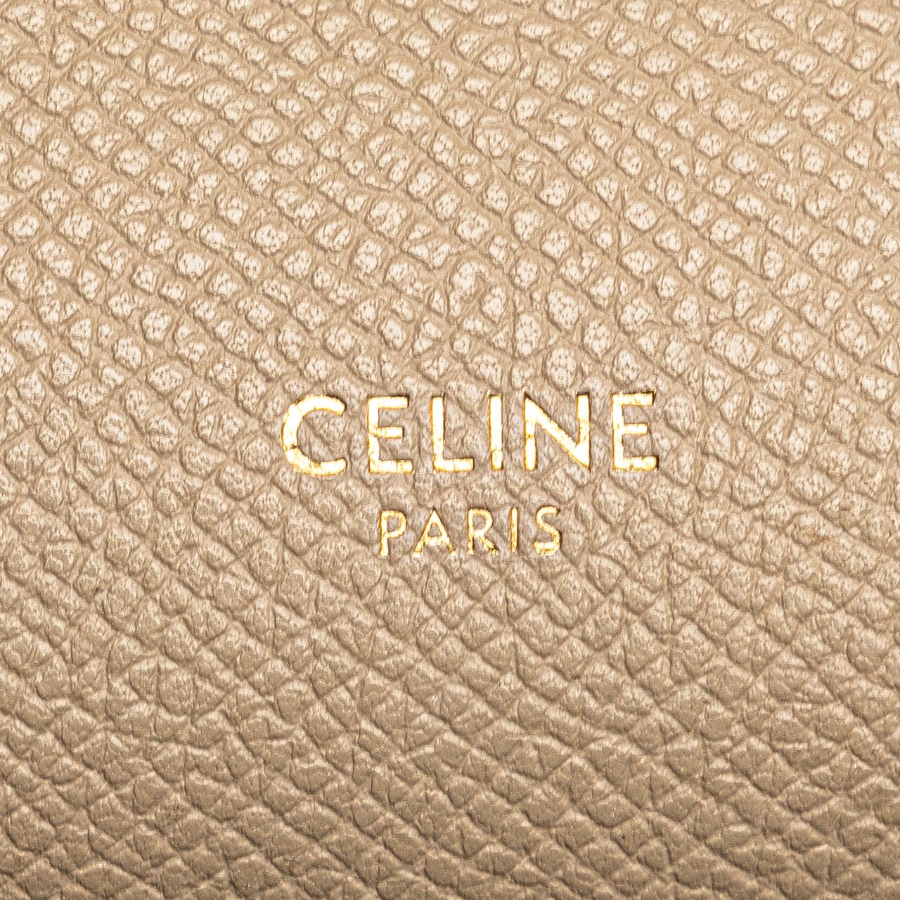 Celine Mini Leather Belt Bag Satchel Bruin