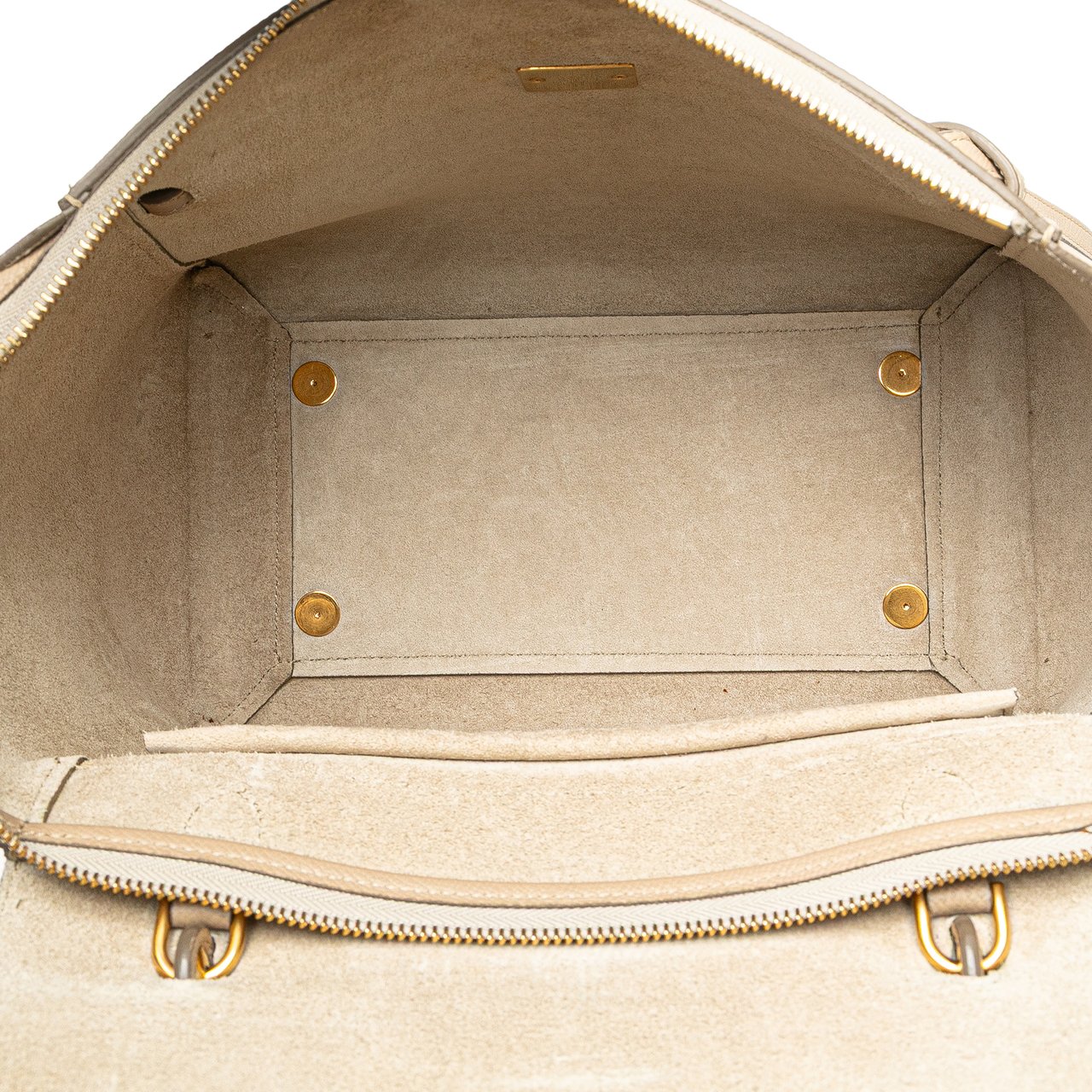 Celine Mini Leather Belt Bag Satchel Bruin