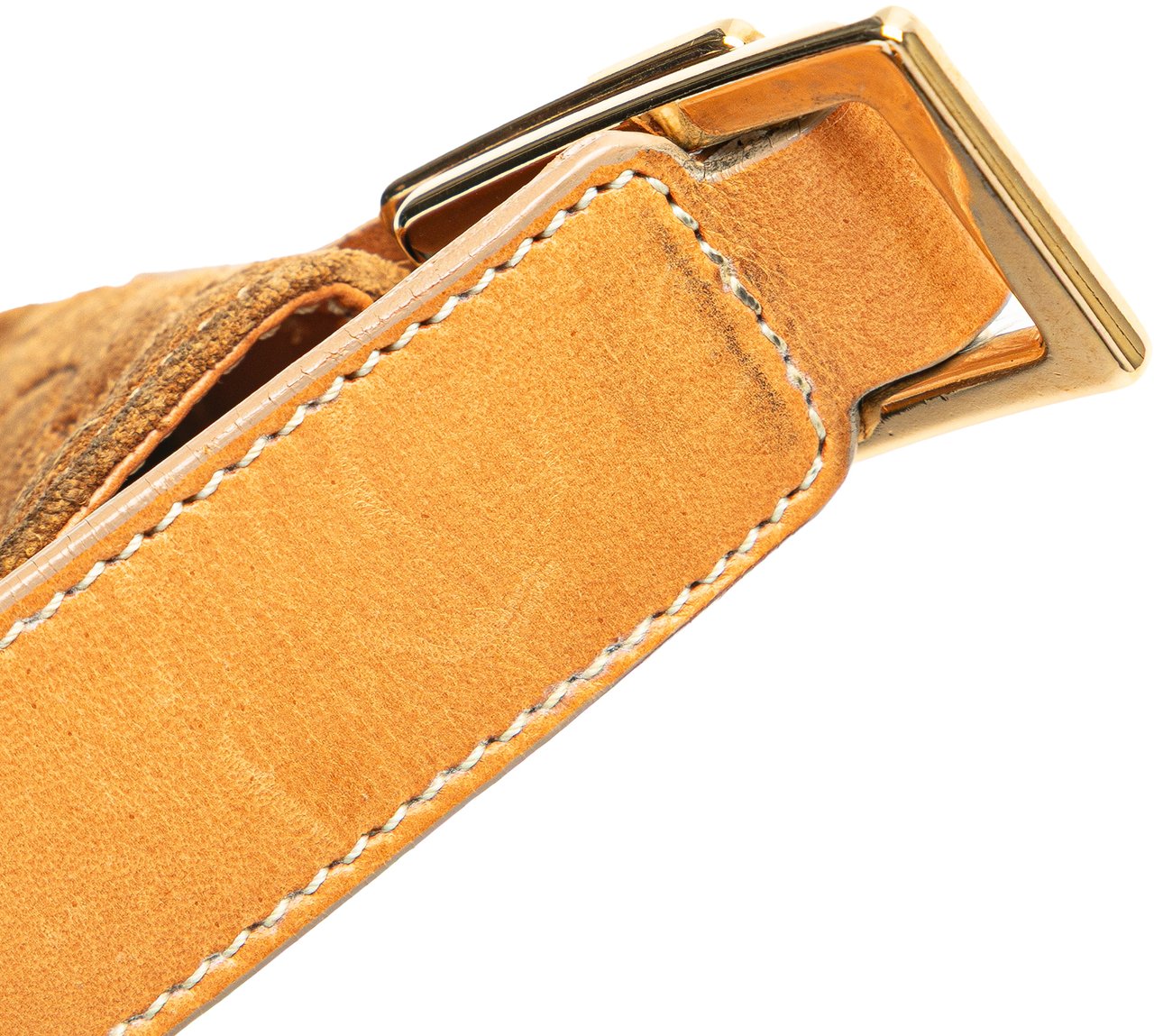 Celine C Macadam Suede Shoulder Bag Bruin
