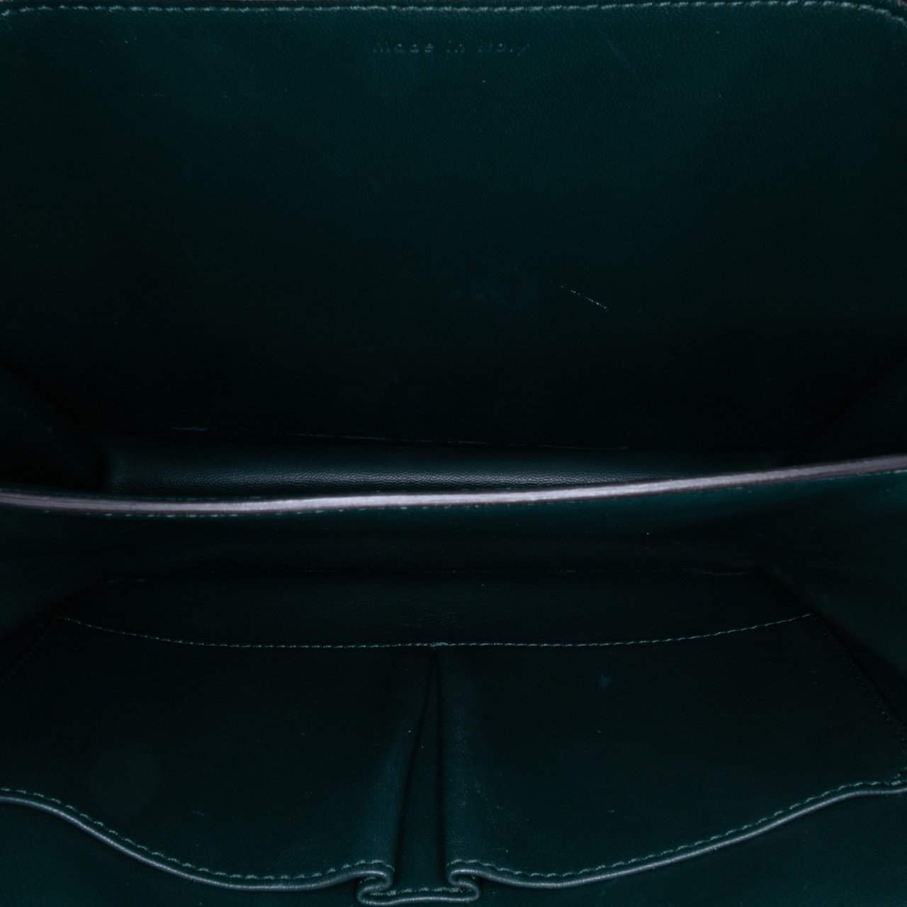 Celine Medium Calfskin Classic Box Groen