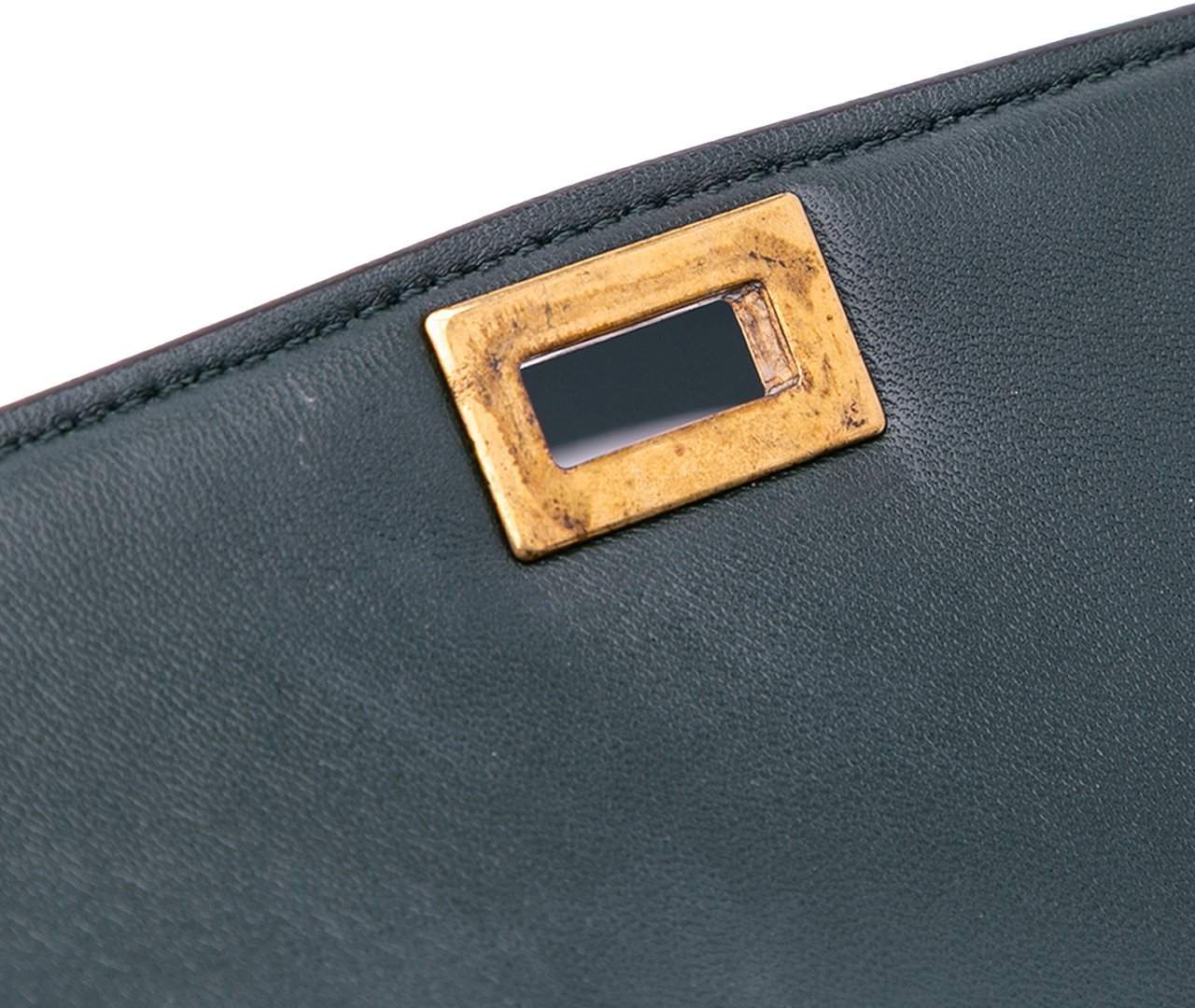 Celine Medium Calfskin Classic Box Groen