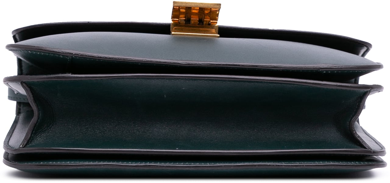 Celine Medium Calfskin Classic Box Groen