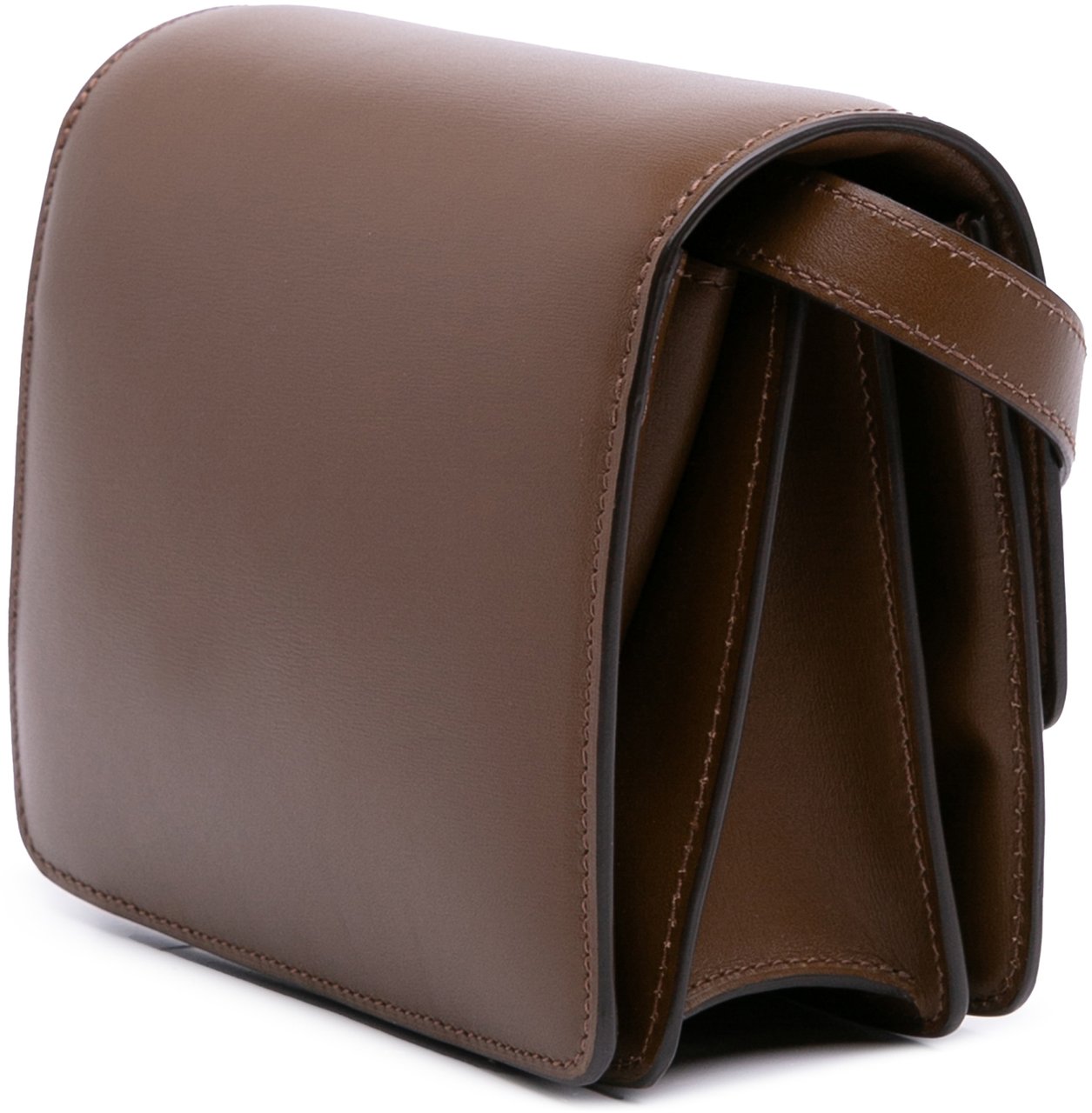 Celine Small Calfskin Classic Box Bruin