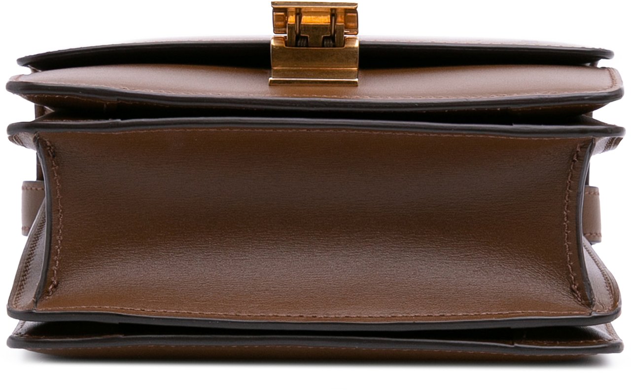 Celine Small Calfskin Classic Box Bruin