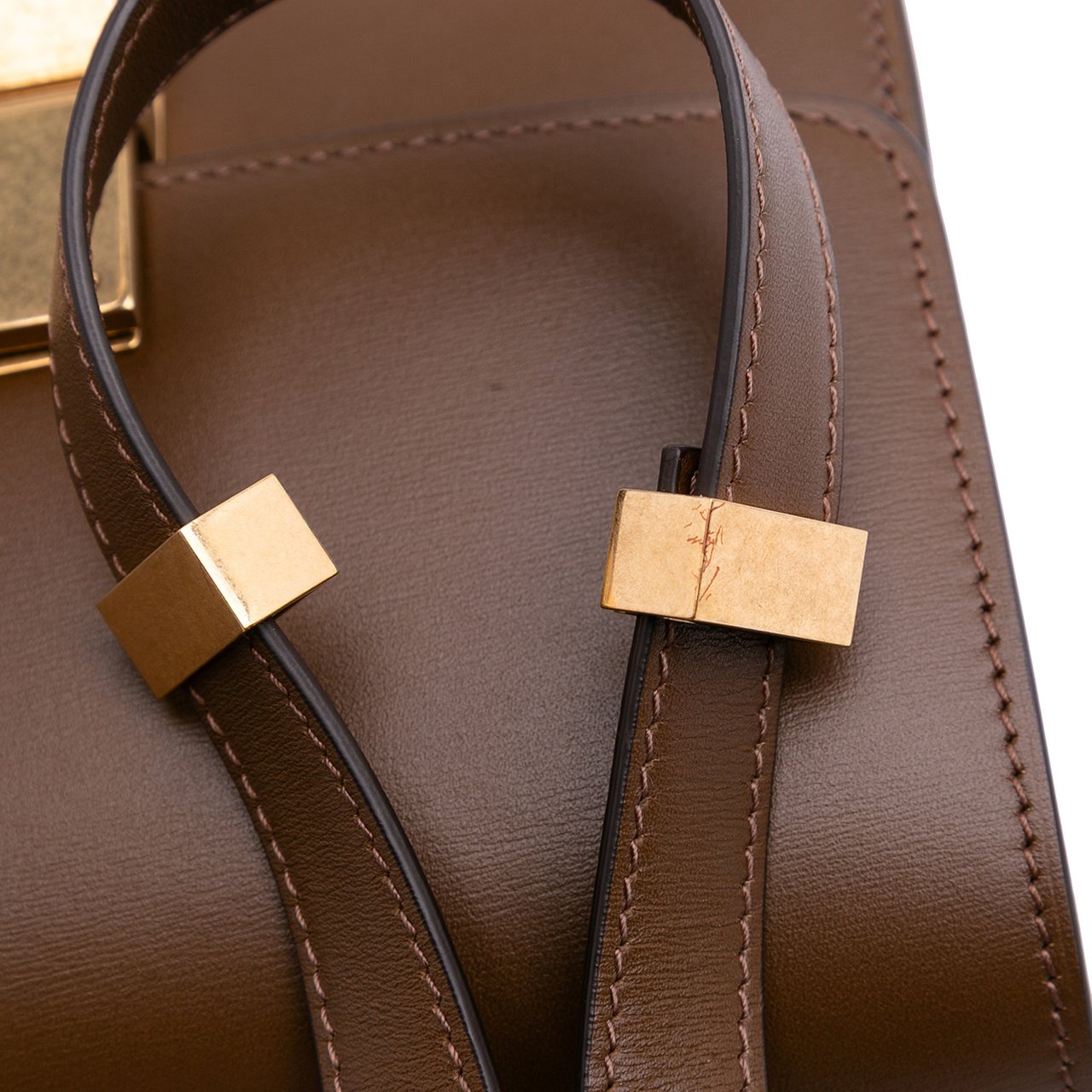 Celine Small Calfskin Classic Box Bruin