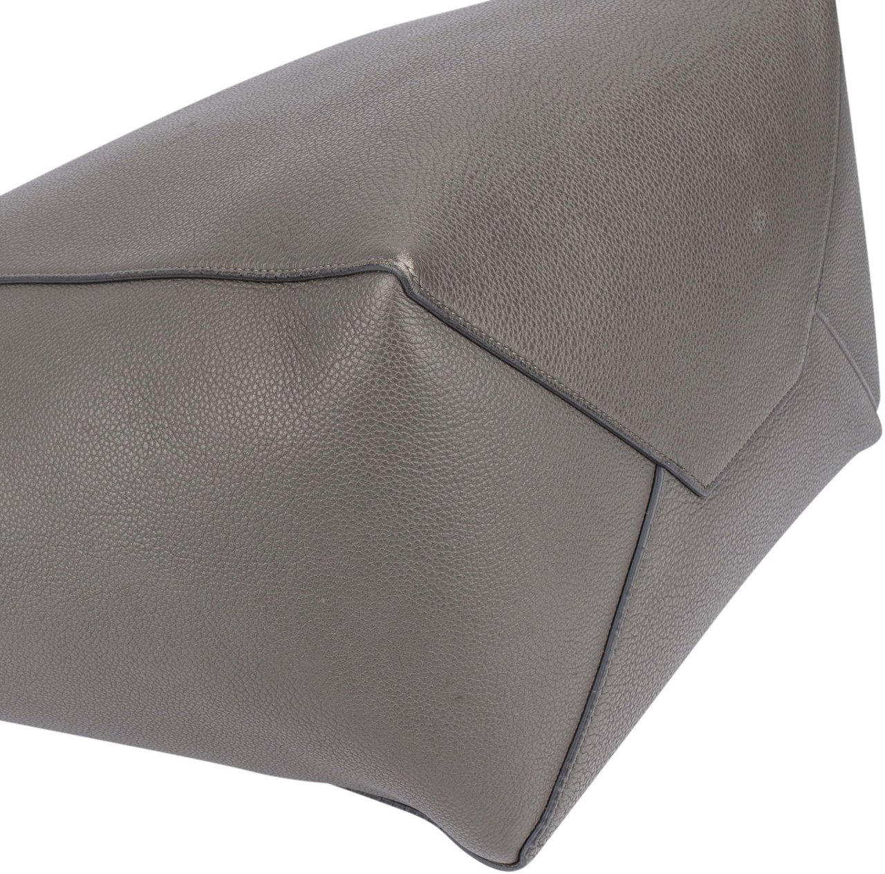 Celine Céline Grey Leather Phantom Handbag Divers
