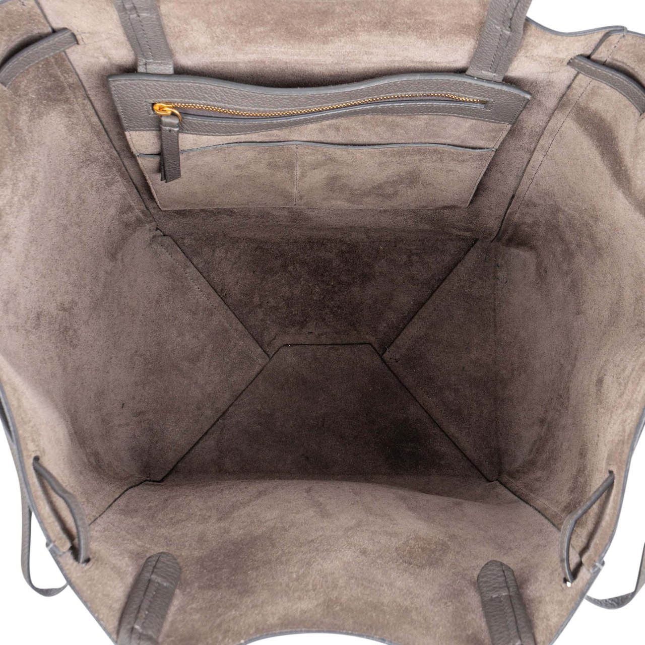 Celine Céline Grey Leather Phantom Handbag Divers