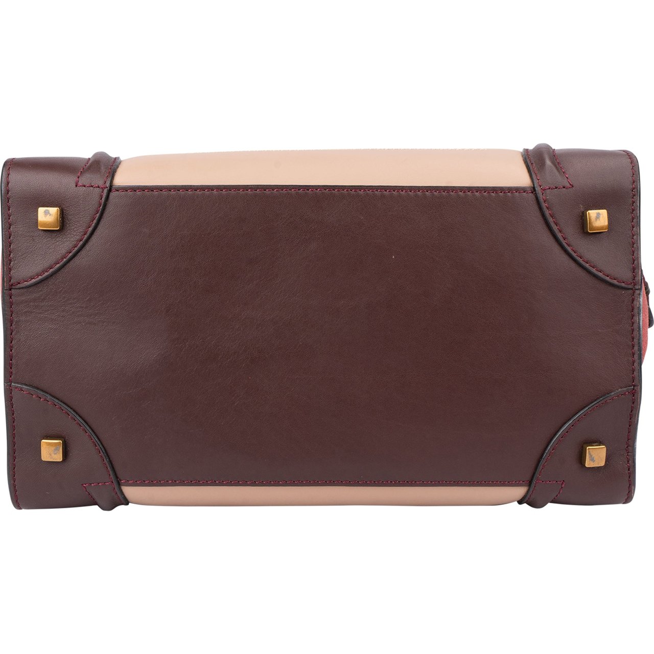 Celine Céline Tricolor Leather Luggage Handbag Divers