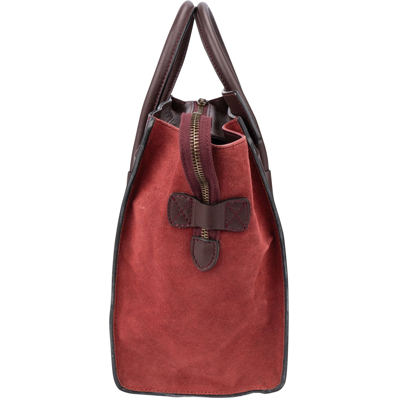 Celine Céline Tricolor Leather Luggage Handbag Divers