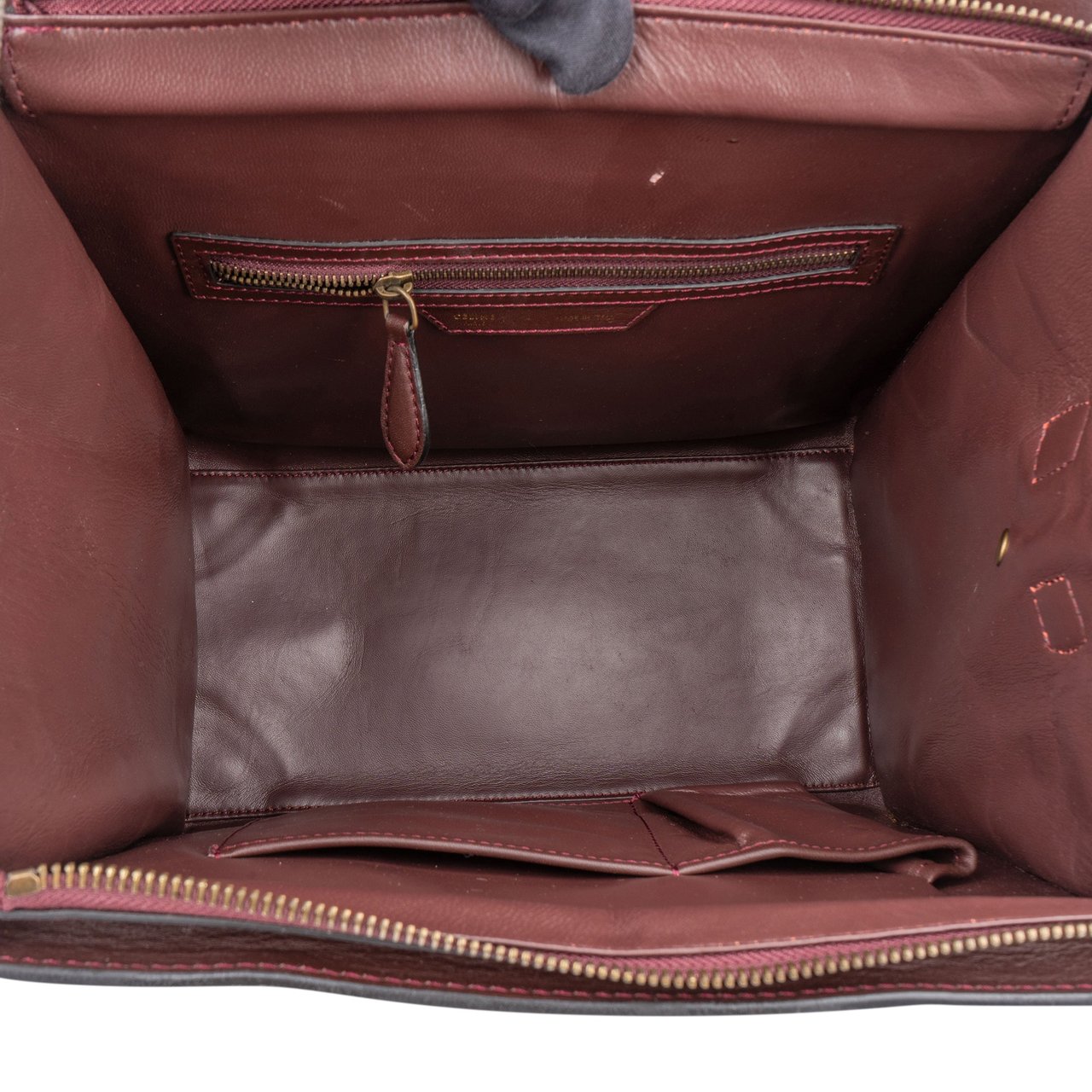 Celine Céline Tricolor Leather Luggage Handbag Divers