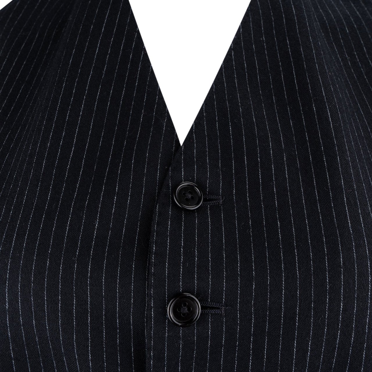 Celine Celine Laine Pinstripes Vest (D36 / FR38) Zwart