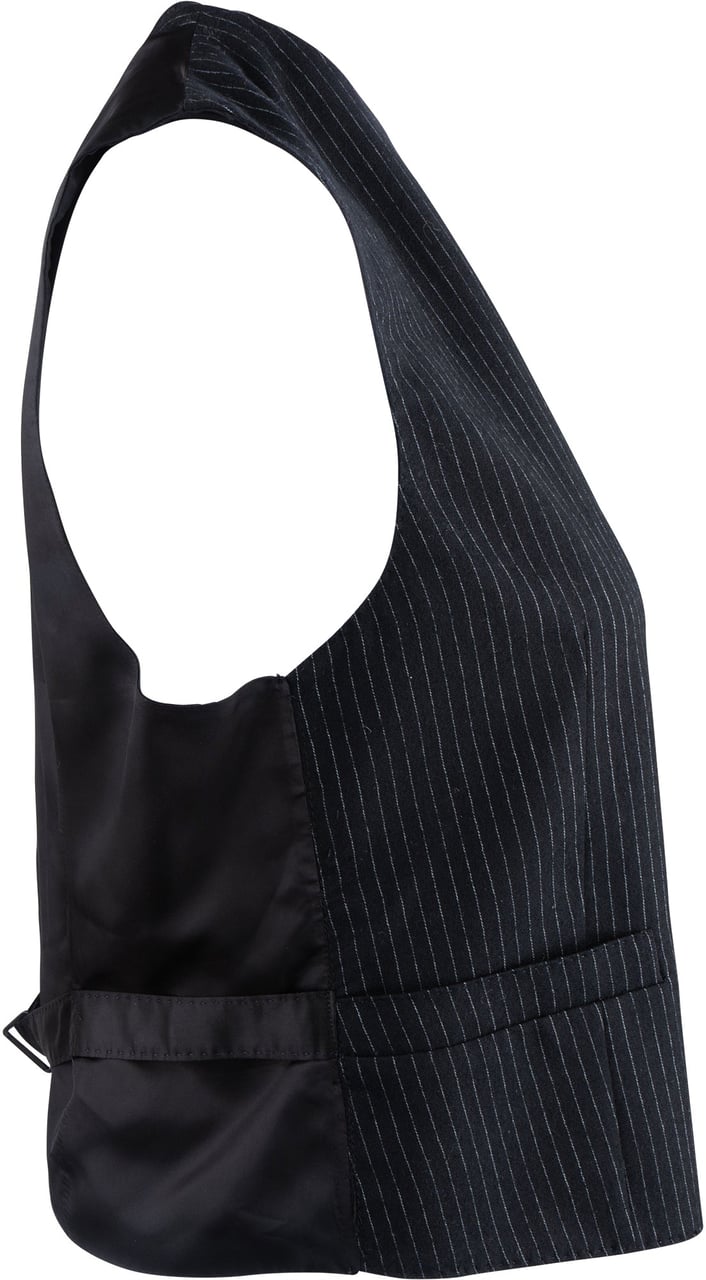 Celine Celine Laine Pinstripes Vest (D36 / FR38) Zwart
