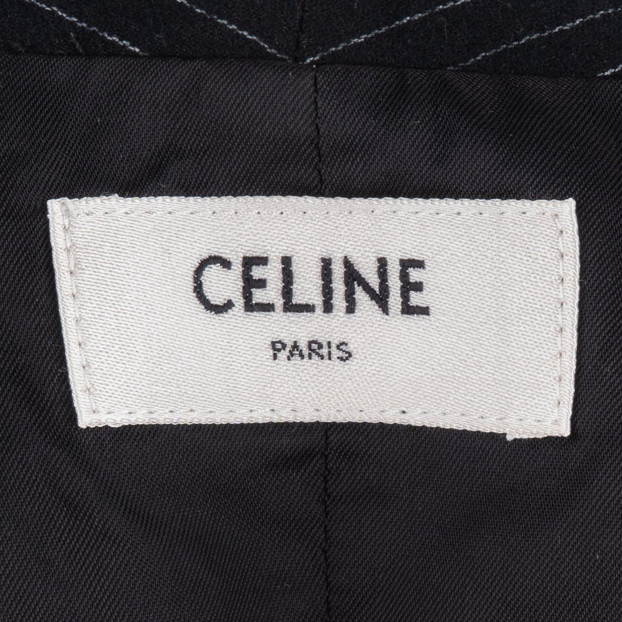Celine Celine Laine Pinstripes Vest (D36 / FR38) Zwart