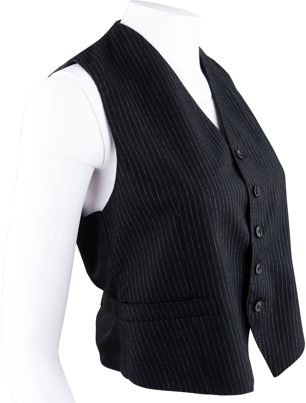Celine Laine Pinstripes Vest (D36 / FR38) Zwart