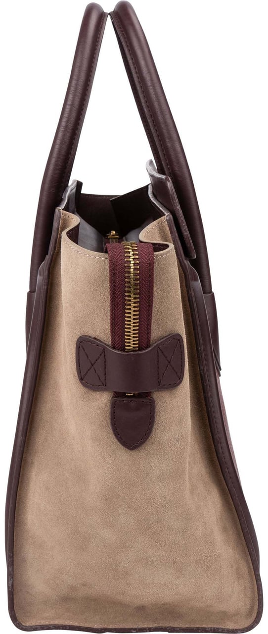 Celine Céline Tricolor Leather Luggage Handbag Divers