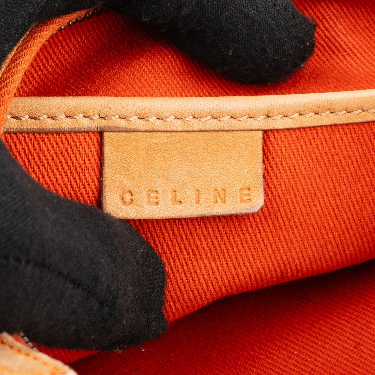 Celine Celine Suede Maccadam Monogram Handbag Divers