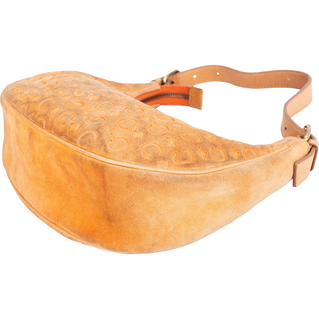 Celine Celine Suede Maccadam Monogram Handbag Divers