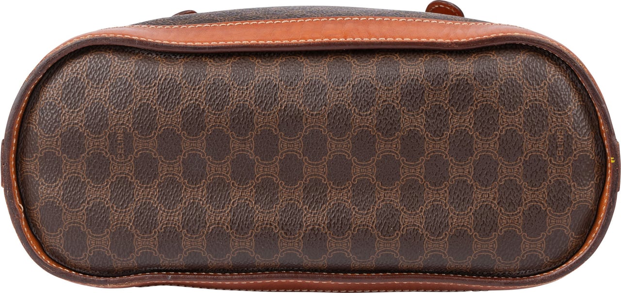 Celine Celine Maccadam Monogram Handbag Bruin