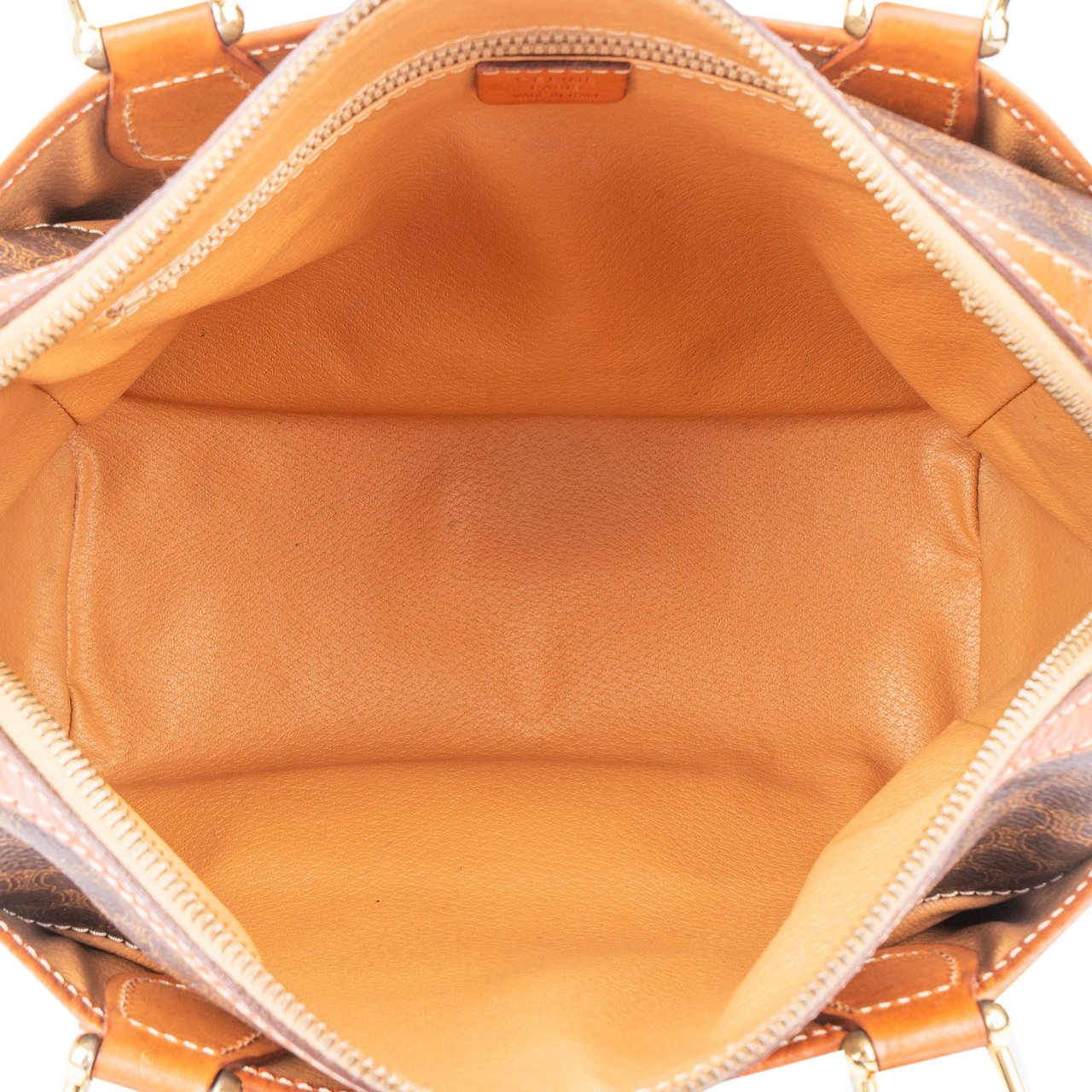 Celine Celine Maccadam Monogram Handbag Bruin