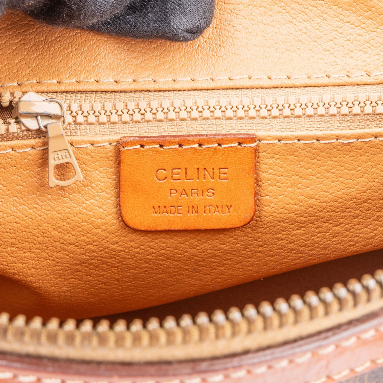 Celine Celine Maccadam Monogram Handbag Bruin