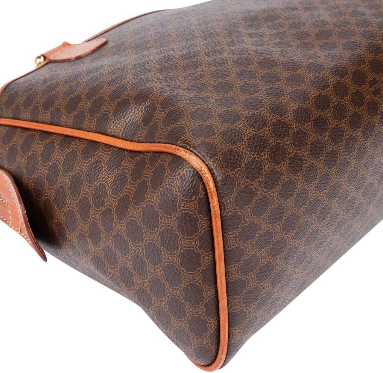 Celine Celine Maccadam Monogram Handbag Bruin