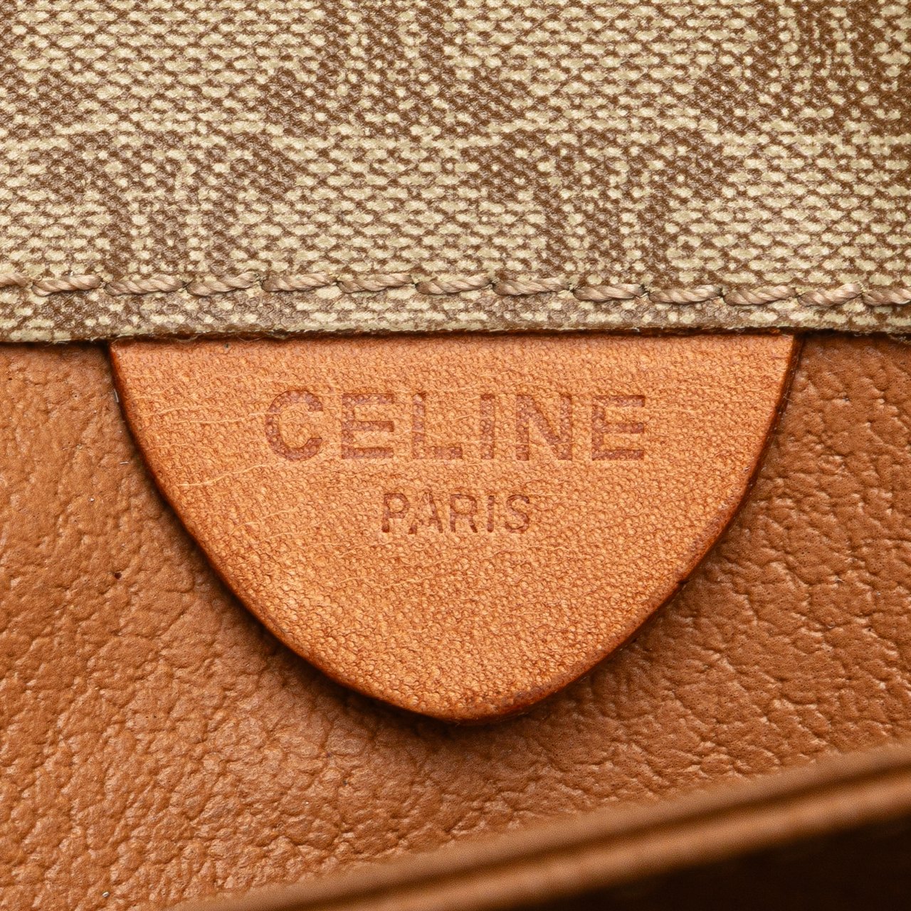 Celine Macadam Coated Canvas Crossbody Bruin