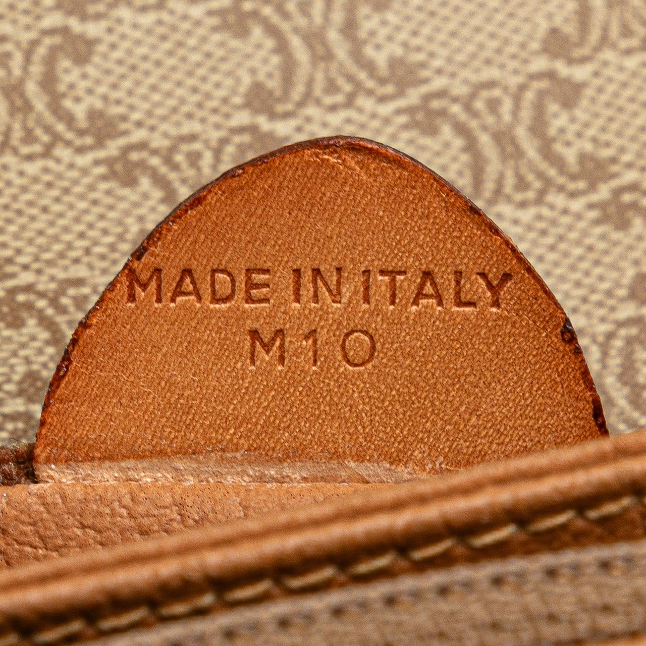 Celine Macadam Coated Canvas Crossbody Bruin